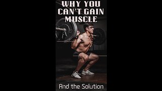 Why you can't gain muscle