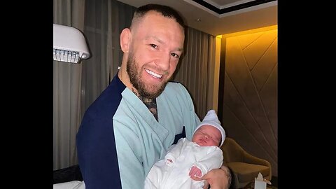 Conor Mcgregor with newborn son Rian Mcgregor