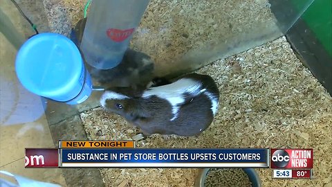 Customers upset over dirty water bottles at local pet shop