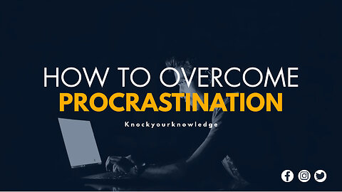 How to avoid Procrastination