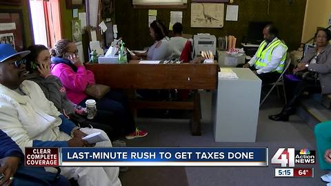 Tax Day brings rush of customers to Kansas City tax offices