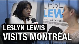 'We will have to heal this nation': Leslyn Lewis in Montreal