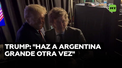 Trump, en su primera reunión con Milei: "Haz a Argentina grande otra vez"