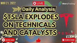 3/21/23 Daily Analysis: $TSLA Explodes on Technicals and Catalysts.
