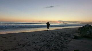 Calm Beach Sunset