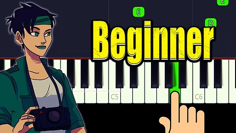 Beyond Good & Evil Safari - Beginner Piano Tutorial + Music Sheets