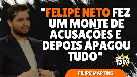 ACUSADO DE FAZER GESTO SUPREMACISTA, FILIPE MARTINS CONFIRMA QUE ESTÁ PROCESSANDO FAMOSOS