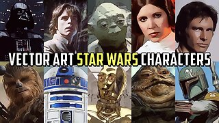 Vector Art Star Wars Characters