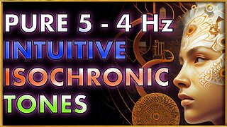 5 Hz THETA ISOCHRONIC TONES using Solfeggio Frequencies 741 Hz and 963 Hz 💎🌟