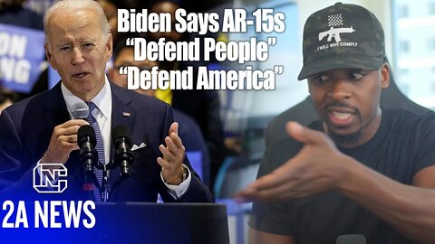 OOPS Joe Biden Admits The AR-15 Is Designed To Defend People & America