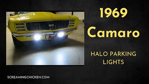 1969 CAMARO HALO PARKING LIGHTS