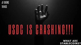 USDC IS CRASHING!!! #stablecoin #usdc #crypto #wagmi #silvergatebank #siliconvalleybank #circle