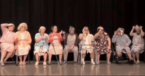 Dancing Grannies Crack Up The Audience With Their Moves