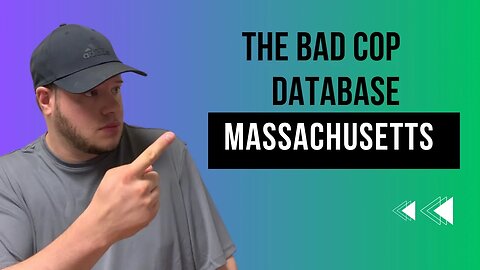 Massachusetts Exposes Police Misconduct!