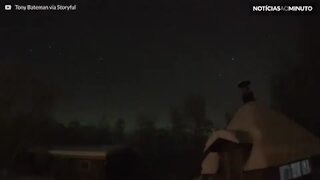 Meteorito ilumina céus da Lapônia