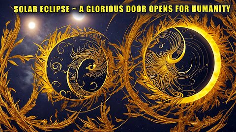 SOLAR ECLIPSE ~ A GLORIOUS DOOR OPENS FOR HUMANITY ~ THE WOUNDED WARRIOR ~ The ORGANIC YIN AND YANG