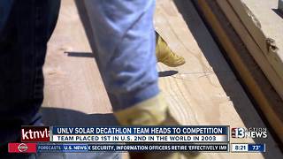 UNLV SOLAR DECATHLON TEAM HEADS TO COMPETITION