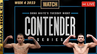 Contender Series 2023 Week 4: Carlos Prates vs Mitch Ramirez + Belgaroui vs Silva LIVE Reaction