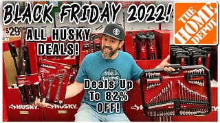 Home Depot All HUSKY Black Friday Deals! Up To 82% OFF!