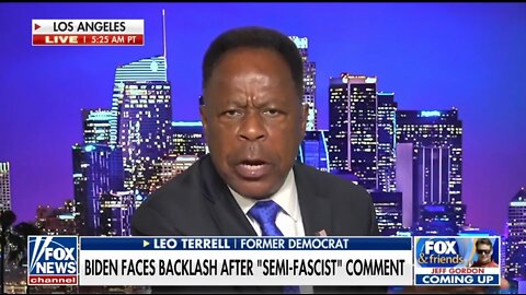 Leo Terrell Slams Biden For Calling Trump Supporters Semi-fascists