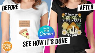 Canva Tutorial ... How to make a design on Canva ... Level Up Your T-Shirt Design with Tips