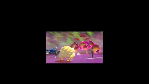 Pokemon Sword - Dynamax Galvantula Used Max Lightning!