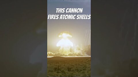 Insane cannon shoots atomic bombs