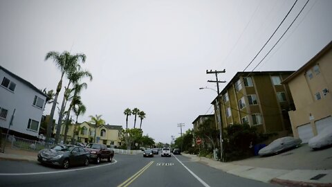 Blasian Babies DaDa Fanuel St To Chula Vista Bayside Park (1440 Time Lapse Cloudy Filter Up Angle)