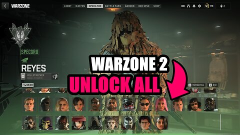 What you get with a UNLOCK ALL TOOL in Modern Warfare 2 - All CAMOS, OPERATORS for Warzone 2 (Uncut)
