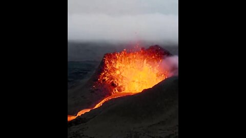 Awesome Caldera Video in Iceland! Drone Sacrificed d Melts While Filming