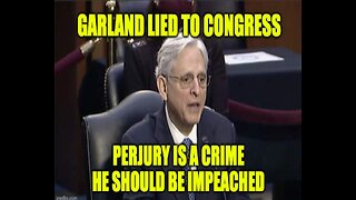 GARLAND LIES TO CONGRESS AGAIN AND HAS BEEN INTERFERING IN DAVID WEISS HUNTER INVESTIGATION!!!