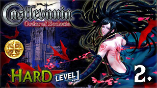 Castlevania: Order of Ecclesia [NDS] - Hard LV.1 / Guide 100% / All Glyphs and Boss Medals (Part.2)
