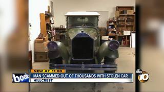 Man learns antique car he bought was stolen
