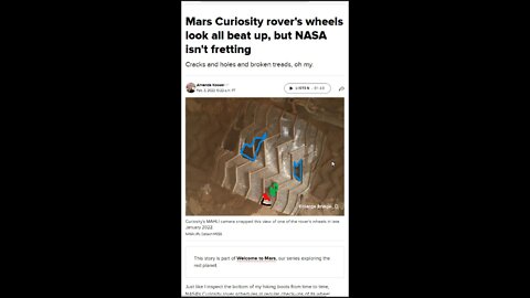 Jesus's Infinite face in Mars curiosity rover wheel