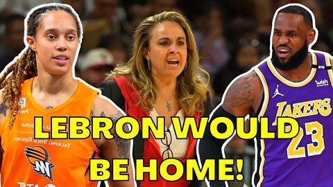 WNBA Coach Claims BRITTNEY GRINER Would Be Home from Russia If She Was LEBRON JAMES?!