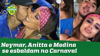 Que fôlego! Neymar e Anitta SE ESBALDAM com Medina no Carnaval!