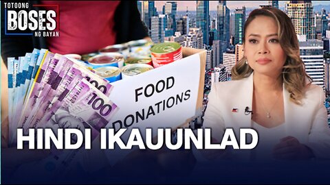 Walang bansa na umunlad dahil sa pagbibigay ng ayuda —Sass Rogando Sasot