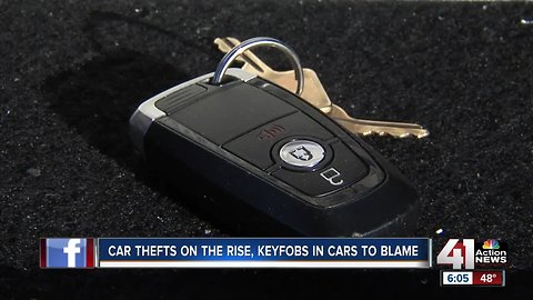 Auto thefts hit 8 year high