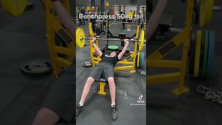 Benchpress 50kg fail #epicfail