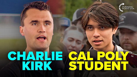 College Student Realizes He Can't Convince Charlie Kirk To Be Progressive