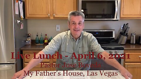 Live Lunch - How To Overcome Seasons Of Doubt - part 2 - April 6, 2021