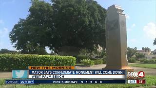 Florida city to remove Confederate monument