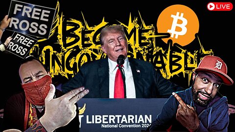 Trump Makes History At The Libertarian National Convention w Crypto Blood