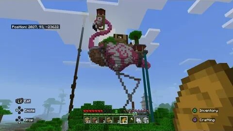 Kingdom's update 6. I built a flamingo house