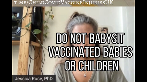 Do not babysit va€€inated children due to liability issues...