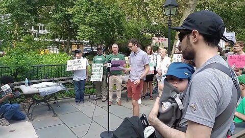 the @RidersAlliance @OpenPlans @TransAlt Safe Streets Rally City Hall Park @Tri_State @nylcv 9/12/23