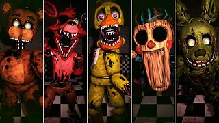 Five Nights on the Toilet 2 - All Jumpscares + Night 5 Ending