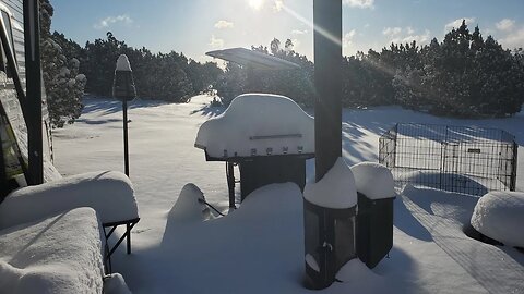 Epic Concho AZ Snowstorm - Arizona Homestead