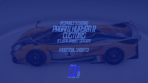 [Asphalt 9 China Version (A9C/C9/狂野飙车9)] Pagani Huayra R Customs | Flying Rabbit Season (#Shorts)