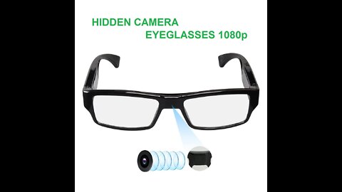 Eyeglasses Hidden Spy Camera 1080P
